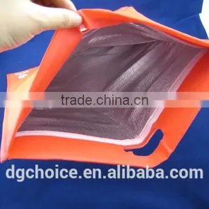 High Quality Reusable 100% Non Woven Bag With Silver Lining thumbnail-4