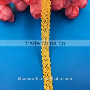 Wholesale High Quality H0739D Lace Ribbon,Crocheted Lace,100% Cotton Lace thumbnail-2