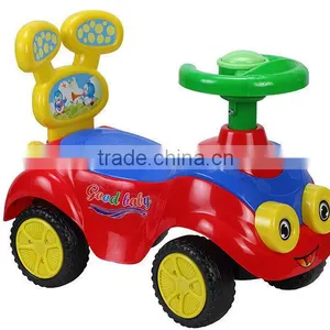 New Hot Sale New 4 Wheels Kids Plastic Car Slide Scooter Carrier Ride on Car Q01-1 thumbnail-1