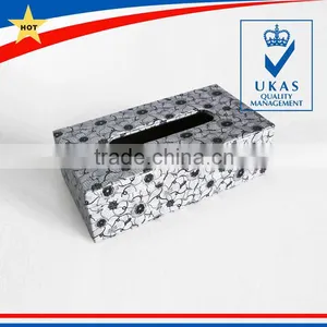 Leather Square Car Tissue Box for Promotional thumbnail-1