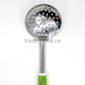 FDA LFGB Grade Factory Price Commercial Stainless Steel Hot Pot Soup Ladle thumbnail-3