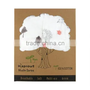 100% Cotton Muslin Swaddle Blanket Soft Baby Blanket thumbnail-3