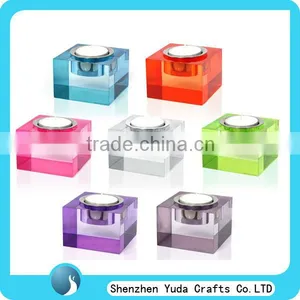 Affordable Price Factory Price Clear Acrylic Candle Holders Wedding Decoration Candle Wholesale thumbnail-1