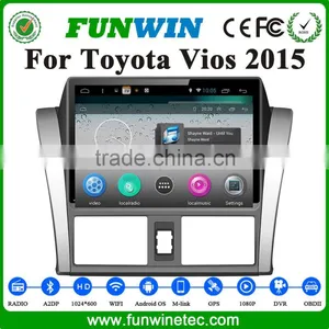 1024*600 10.1" Pure Android 4.4.2 Quad Core Car Dvd Player for Toyota Vios Dashboard GPS Navigator TV Radio Tuner CD Player thumbnail-1