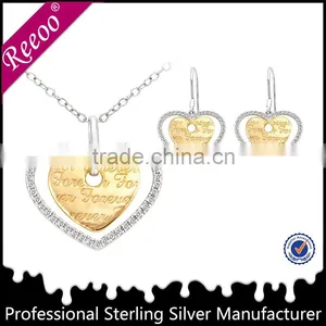 Mom Pendant, Double Heart Design Hot Sale Gift, Mother's Day Gift thumbnail-2