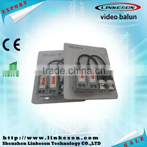 1CH Passive Security CCTV UTP Twisted Pair BNC Male Connector Video Balun thumbnail-2