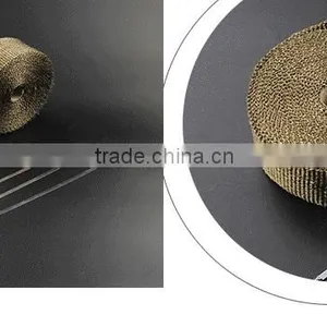 Heat Motocycle Car Exhaust Thermo Turbo Wrap Tape 2" X 5M/10m Fireproof Cloth Roll Black 1022C Car Insulation thumbnail-6