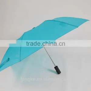 Sky-blue Folding Umbrella 2 Fold Bright Color Rain Umbrella thumbnail-5