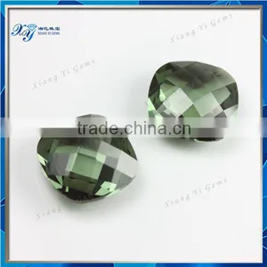 Famous Brand Double Checkerboard Cut 149# Blue Gemstone Names 12x12mm Rounded Square Shape Spinel Gemstones in Dubai thumbnail-1