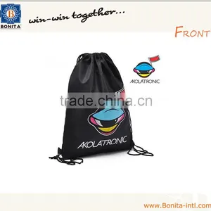 Promotional Gym Bag Cheap Polyester Custom Drawstring Bag thumbnail-1