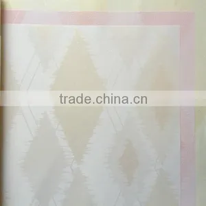 Hot Washable Deep Embossed Rhombus Vinyl Wallpaper for Home Decoration thumbnail-5