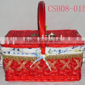 Willow Picnic Basket thumbnail-1