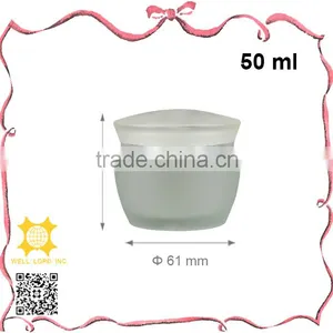 5ml Cute Navy Blue Cap Empty Matte Glass Jar for Skin Care thumbnail-5