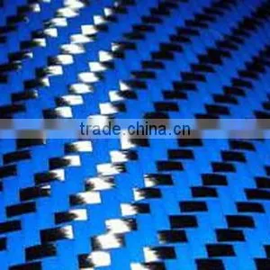 3K 200g Twill Carbon Aramid Fiber Cloth, Carbon Kevlar Hybrid Fiber Fabric thumbnail-3
