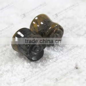 Body Piercing Jewelry Tiger Eye Stone Ear Plugs thumbnail-1