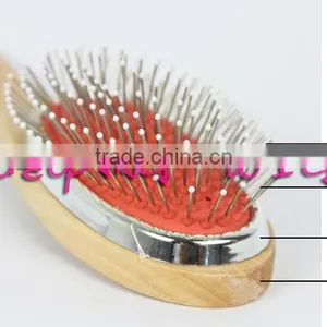 High Quality Wig Hair Extension Loop Brush With Wooden Bar thumbnail-2