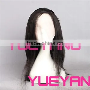 50cm Long High Quality Middle Part Black Lace Front Wigs thumbnail-1