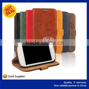 KLT One Window Cell Phone Case Leather Flip Case for Sony Xperia t2 Ultra thumbnail-1