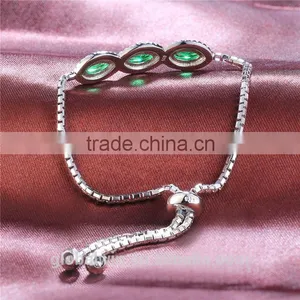 Jewerly Silver 925 Gemstone Charm Bracelets thumbnail-4