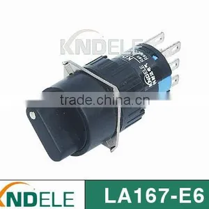 16mm 2 or 3 Position Mini Push Button Switch 16mm E6 Series thumbnail-1