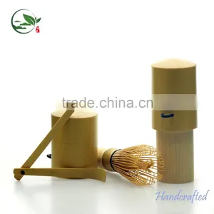 2016 Convenient Sri Lanka Travel Bamboo Matcha Accessories Tea Set With Canister thumbnail-1