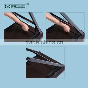China Manufacturer Wooden Steel Base Folding Conference Table thumbnail-2