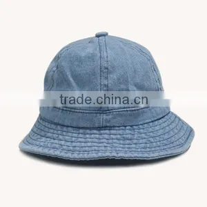 Fashion Sun Shade Fisherman Cap Hat Spring New Brand Denim Summer Bucket Hat Unisex Autumn Winter Washed Denim Bucket Hats thumbnail-2
