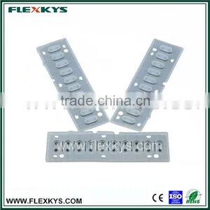 Custom Computer Keys Standard Remote Control Silicone 6key Rubber Keypad thumbnail-1