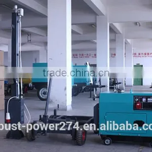 Maunal Mobile Light Tower China Factory thumbnail-4