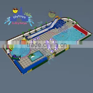 Nice Customized Inflatable Water Game Park, Water Park Game, Commercial Water Game thumbnail-2
