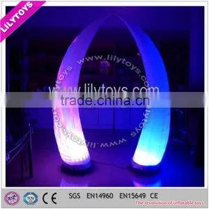 Fantastic Blue Outdoor Christmas Merry Goround Happy Christmas LET Post Decoration thumbnail-3