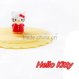 Cute Cartoon Leak Proof Soft Hello Kitty Silicone Cover for Cup thumbnail-1
