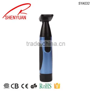 3 in 1 Three Head Battery-operated Nose Trimmer: Hair Clipper, Shaver and Nose Trimmer Waterproof thumbnail-2