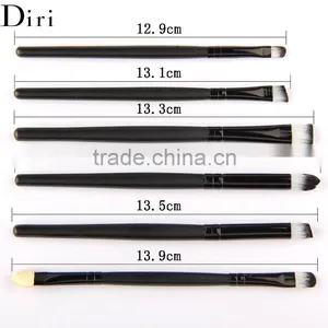 Natural 6PCS Eye Makeup Brushes Eyeshadow Brush for Blending Make up Brush Set thumbnail-2