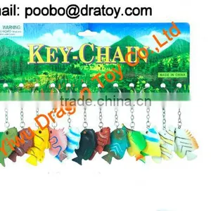 Custom Plastic Animal Keychain Figurine thumbnail-1