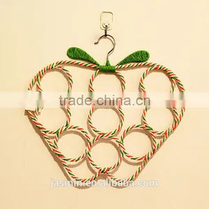 2016 NEW Style Apple-shaped Circle Made of Paper 9 Scarves Scarf Hanger Racks for Women Scarf Holder thumbnail-1