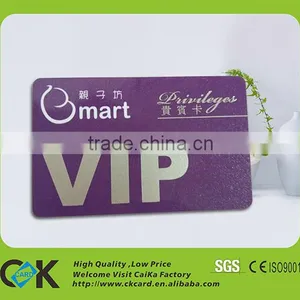 Custom Frosted Surface Silver Foil Stamping VIP Card thumbnail-5