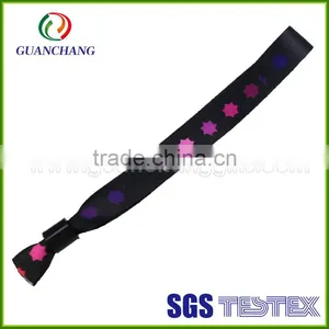 China Custom Fashion Colorful Promotional Polyester Bracelet thumbnail-3