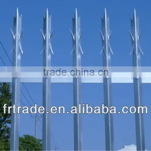 Galvanized Palisade Fence Factory thumbnail-1