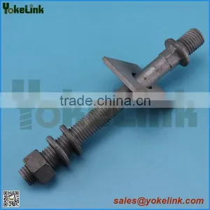 Broad Range Carbon Steel HDG Line Post Stud 5/8'' X7 1/2'' thumbnail-4