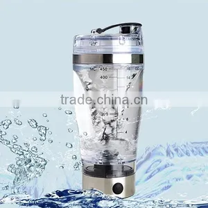 600ml Stainless Steel Electric Shaker Bottle USB thumbnail-1