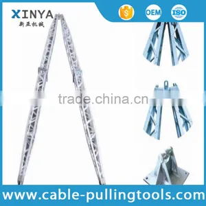 Aluminum Alloy A-shape Lattice Gin Pole for Erection Tower thumbnail-1