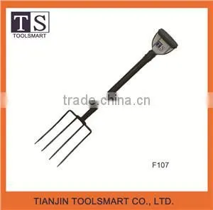 Gardening Tools Digging Fork With Wooden Handle thumbnail-1