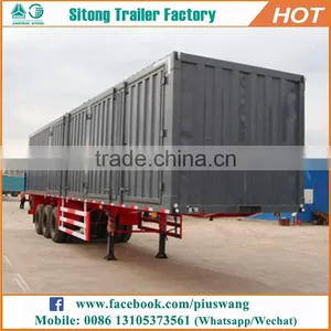 Sitong 2/3 Axles Cargo Transport Semi Box Trailer Box Semi-trailer Logistics Van Trailer thumbnail-4