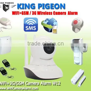 WIFI GSM Alarm 3G Camera Spy With Sim Card W12 thumbnail-1