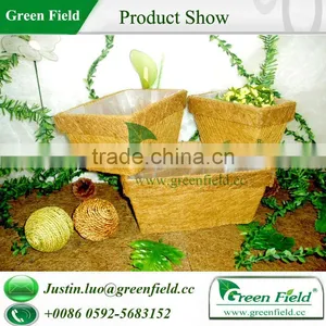 Natural Plant Fiber Planter thumbnail-1