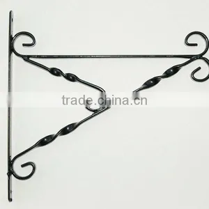 Wall Metal Bracket for Hanging Lights or Planter Baskets Indoor Outdoor thumbnail-1