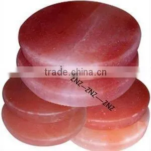 Round Cooking Solid Crystal Himalayan Salt Slabs thumbnail-1