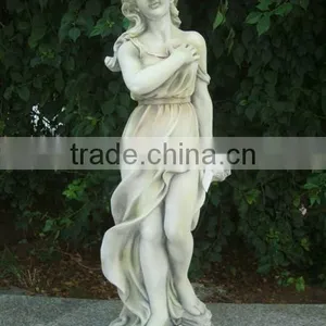 Antique Finished Resin Lady Elegant Statue thumbnail-2