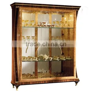 NEW ARRIVAL Charming Wooden Veneer Buffet With Matching Mirror/Italian Classic Side Board(MOQ=1 SET) thumbnail-6